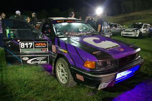 Michael Miller / Angelica Miller Mitsubishi Galant VR-4 at Thursday night's parc expose.