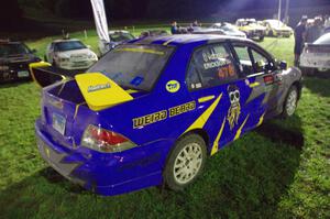 Mike Erickson / Jake Good Mitsubishi Lancer at Thursday night's parc expose.