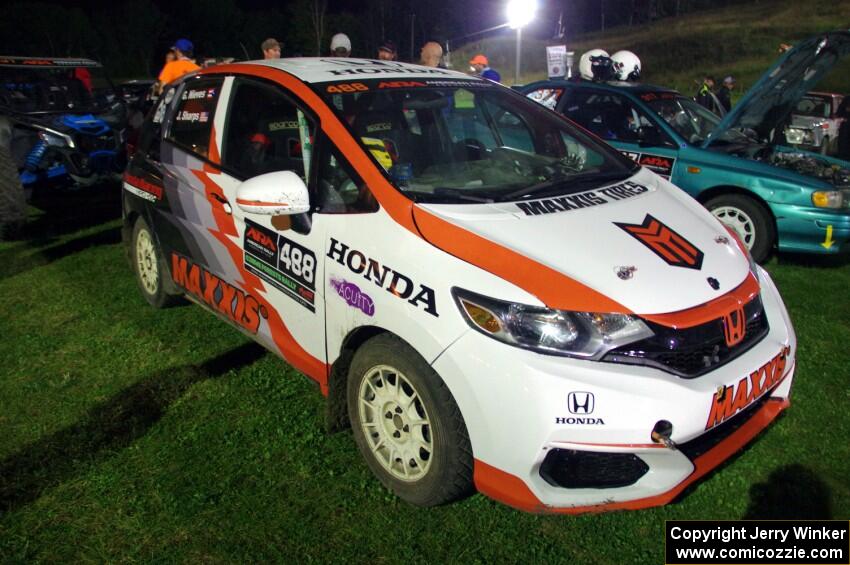 John Sharps / Gabriel Nieves Honda Fit at Thursday night's parc expose.