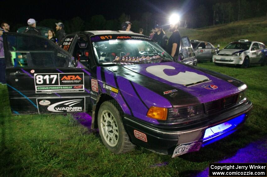 Michael Miller / Angelica Miller Mitsubishi Galant VR-4 at Thursday night's parc expose.