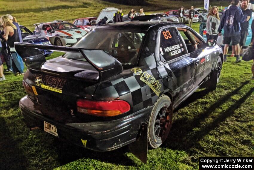 Jacob Kohler / Zach Houliston Subaru Impreza at Thursday night's parc expose.