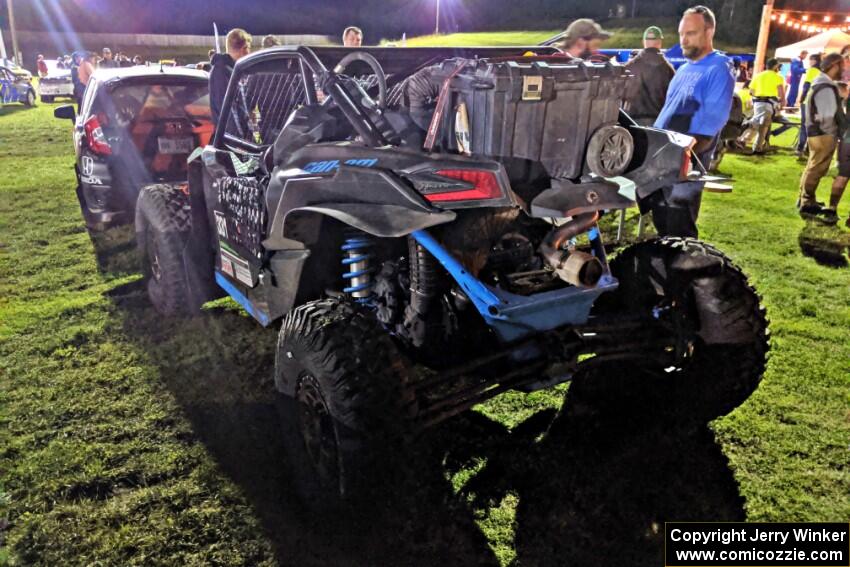 Tadd Rigsby / Camron Harshman Can-Am Maverick X3 at Thursday night's parc expose.