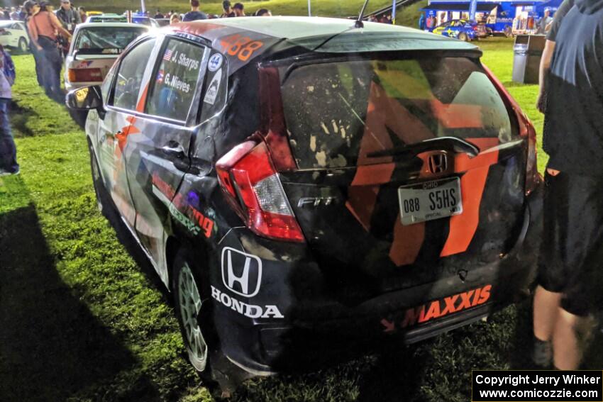 John Sharps / Gabriel Nieves Honda Fit at Thursday night's parc expose.