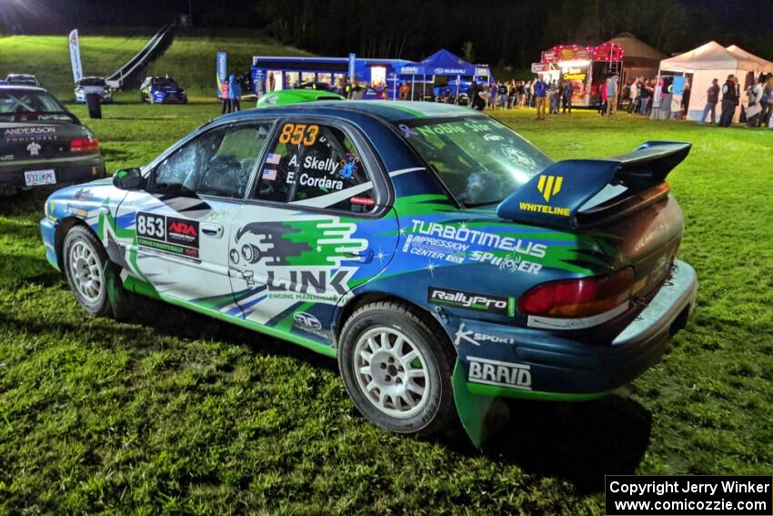 Amanda Skelly / Elizabeth Cordara Subaru Impreza at Thursday night's parc expose.