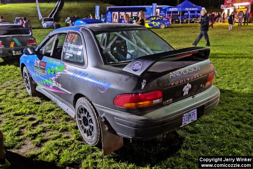 Cooper Anderson / Brody Anderson Subaru Impreza Subaru 2.5RS at Thursday night's parc expose.