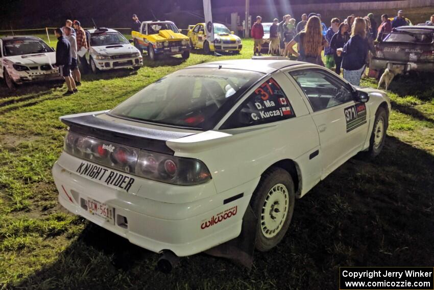 Czarek Kuczaj / David Ma Mitsubishi Eclipse at Thursday night's parc expose.