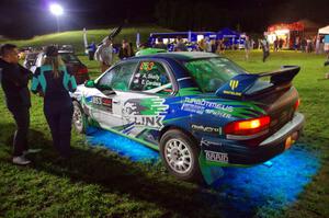 Amanda Skelly / Elizabeth Cordara Subaru Impreza at Thursday night's parc expose.