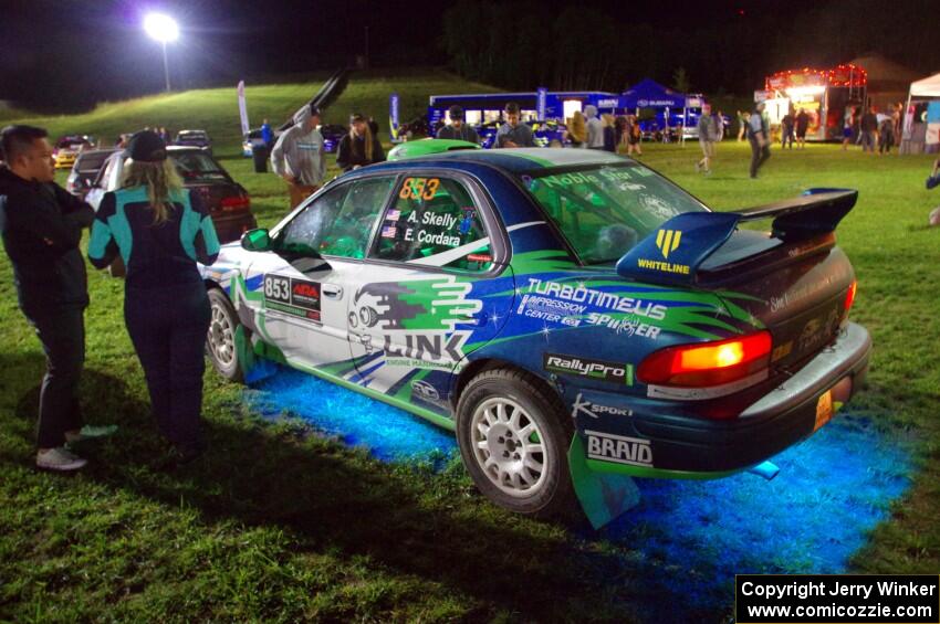 Amanda Skelly / Elizabeth Cordara Subaru Impreza at Thursday night's parc expose.