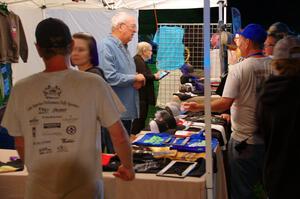 The Rally SuperStore crew at Thursday night's parc expose.