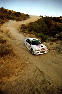 Seamus Burke / Frank Cunningham Mitsubishi Lancer Evo VI on SS1, Mayer South.