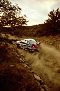 Ramana Lagemann / Russ Hughes Subaru Impreza on SS1, Mayer South.