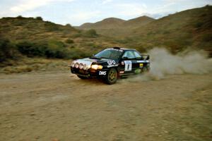 Pat Richard / Ben Bradley Subaru Impreza 2.5RS on SS1, Mayer South.