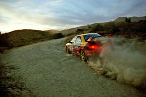 Steve Gingras / Bill Westrick Subaru Impreza on SS1, Mayer South.