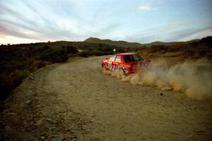 Mike Whitman / Paula Gibeault Ford Sierra Cosworth RS on SS1, Mayer South.