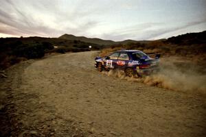 Ralph Kosmides / Joe Noyes Subaru WRX STi on SS1, Mayer South.