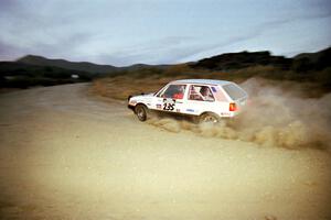 Dave White / Jimmy Brandt VW GTI on SS1, Mayer South.