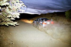 Mark Nelson / Alex Gelsomino Mitsubishi Lancer Evo VI on SS1, Mayer South.