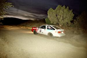 Jay Streets / Al Kintigh Toyota Corolla on SS1, Mayer South.