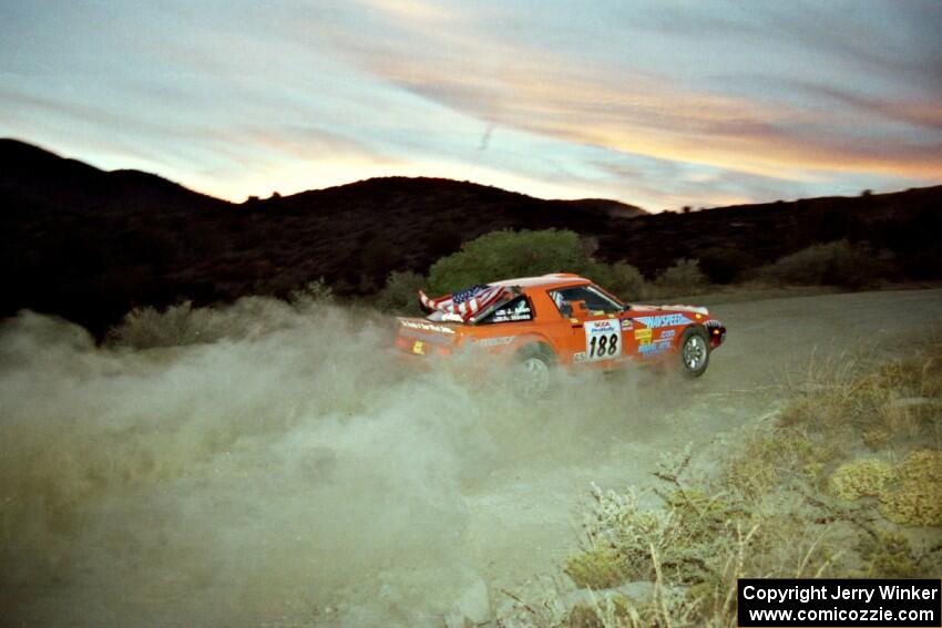 Andrew Havas / John Allen Mazda RX-7 on SS1, Mayer South.