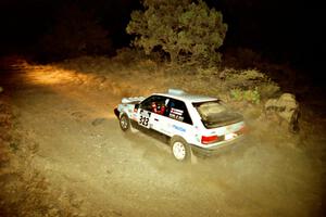 Stephan Verdier / Allan Walker Mazda 323GTX on SS1, Mayer South.