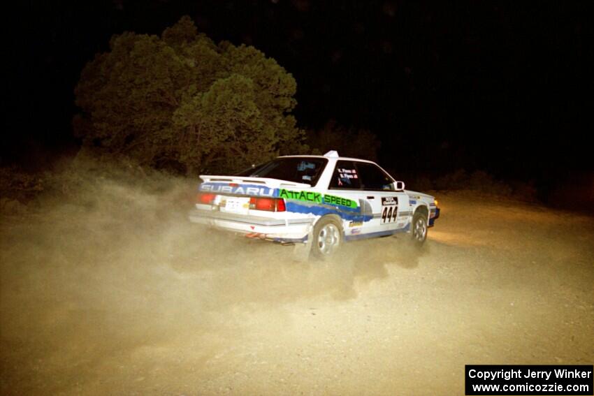 Ken Flees / Brian Flees Subaru RX on SS1, Mayer South.