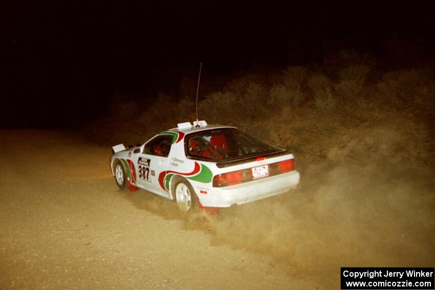 Brady Dohrman / Brandon Smith Mazda RX-7 on SS1, Mayer South.