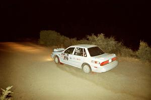 Keith Roper / Chrissie Beavis Mitsubishi Galant VR-4 on SS4, Mayer North.