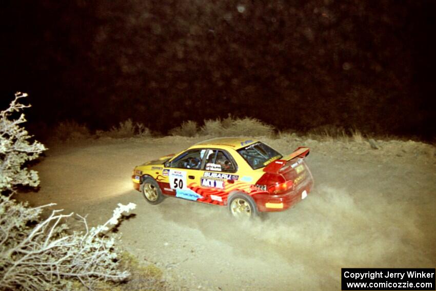 Steve Gingras / Bill Westrick Subaru Impreza 2.5RS on SS4, Mayer North.