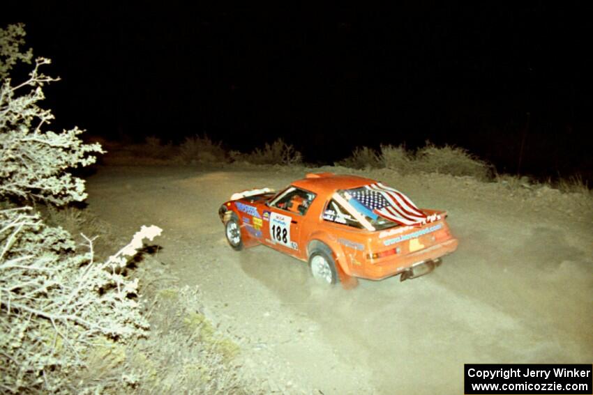 Andrew Havas / John Allen Mazda RX-7 on SS4, Mayer North.