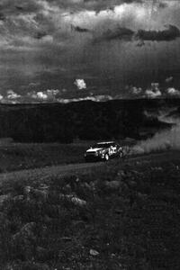 George Plsek / Ronan Burke Audi S2 Quattro at speed on Witty Tom North, SS7.