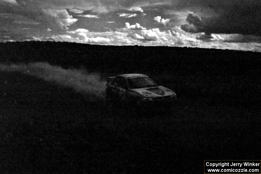 Steve Gingras / Bill Westrick Subaru Impreza 2.5RS at speed on Witty Tom North, SS7.