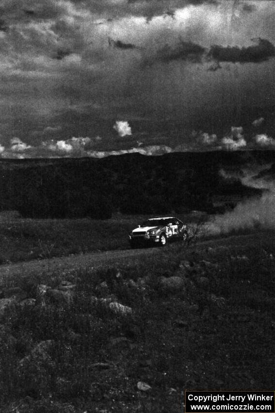 George Plsek / Ronan Burke Audi S2 Quattro at speed on Witty Tom North, SS7.