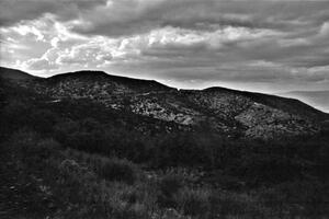 First View North (SS11) was cancelled after a freak Arizona hailstorm. Note the white countryside.