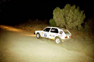 Jon Hamilton / Ken Sabo VW Rabbit on SS1, Mayer South.