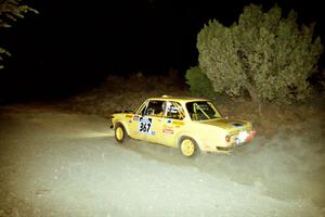 Rich Byford / Fran Olson BMW 2002 on SS1, Mayer South.