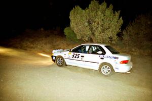 Bruce Brown / Bob Moe Subaru Impreza on SS1, Mayer South.