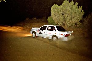 Keith Roper / Chrissie Beavis Mitsubishi Galant VR-4 on SS1, Mayer South.