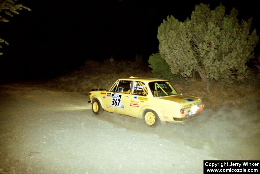 Rich Byford / Fran Olson BMW 2002 on SS1, Mayer South.