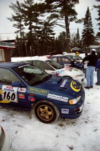 Eric Eaton / Kenny Almquist Subaru Impreza and Tom Lawless / Brendan Lawless Honda Civic at parc expose.