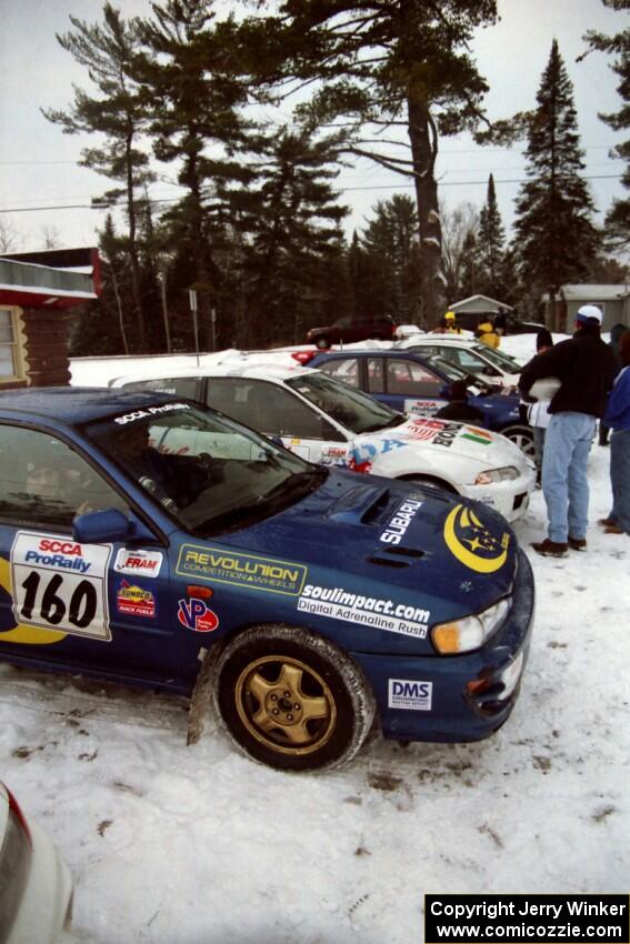 Eric Eaton / Kenny Almquist Subaru Impreza and Tom Lawless / Brendan Lawless Honda Civic at parc expose.