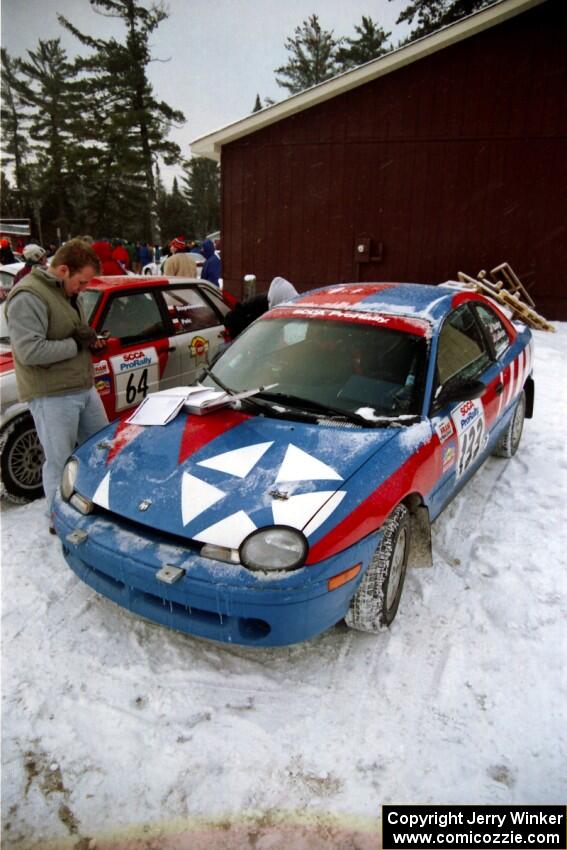 Tom Young / Jim LeBeau Dodge Neon ACR and Sylvester Stepniewski / Adam Pelc Audi 4000 Quattro at parc expose.