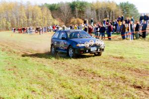 Dan Moore / John Hopponen Suzuki Swift GTi on SS1, Casino.