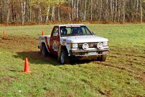 Jim Cox / Kaari Cox Chevy S-10 on SS1, Casino.