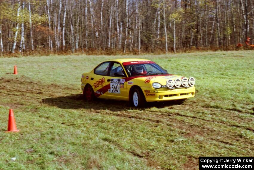 Dave Johnson / Shannon Johnson Dodge Neon ACR on SS1, Casino.