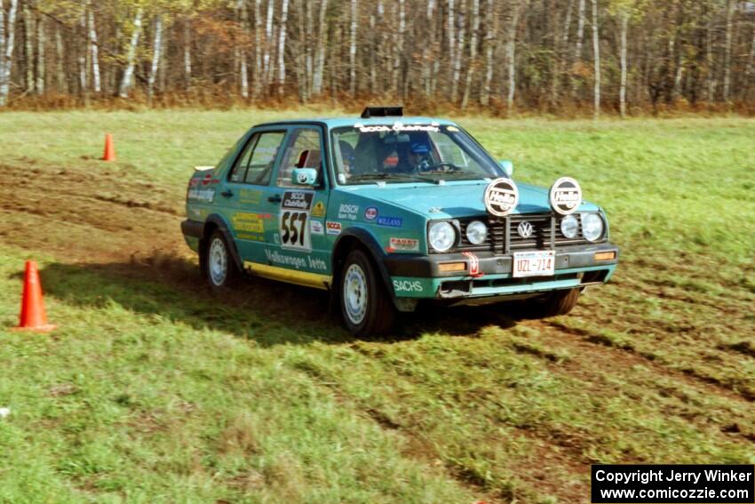 Larry Warrington / John Adams-Graf VW Jetta on SS1, Casino.