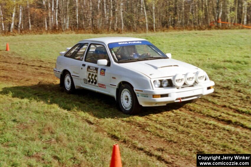 Colin McCleery / Jeff Secor Ford Sierra XR4Ti on SS1, Casino.