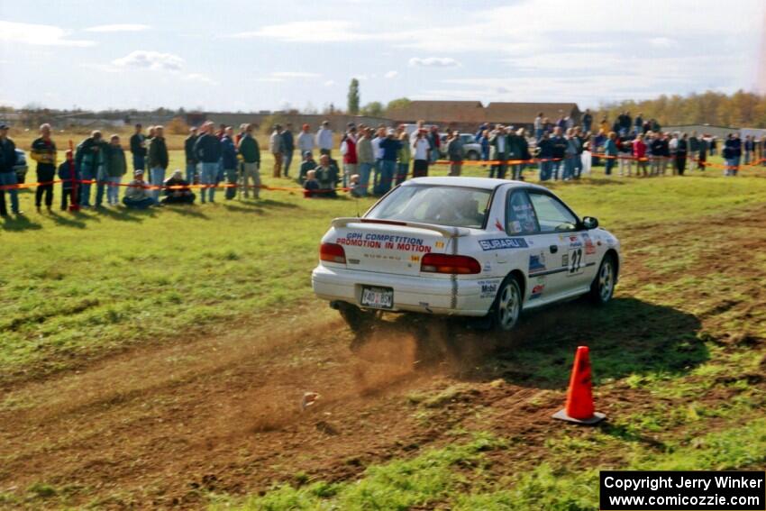 Greg Healey / John MacLeod Subaru Impreza on SS1, Casino.