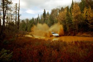 Bryan Pepp / Jerry Stang Eagle Talon at the midpoint water crossing on SS2, Herman.