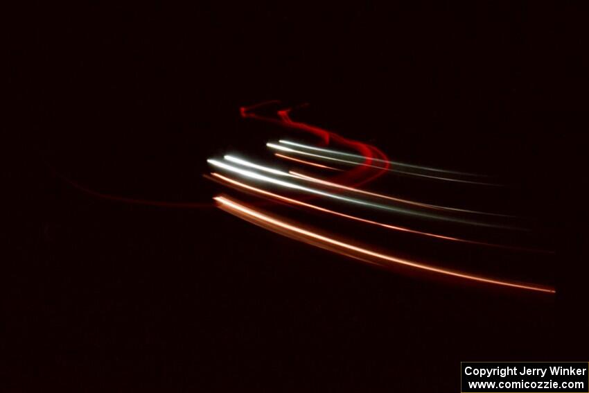 Mark Lovell / Steve Turvey Subaru WRX STi at speed near the finish of SS6, Passmore II.