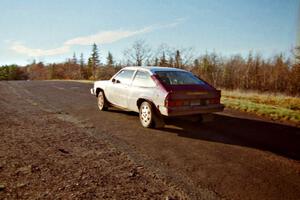 Jerry Brownell / Jim Windsor Chevy Citation X-11 at speed on SS16, Brockway Mt.